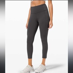 Lululemon Fast & Free High-Rise Tight 25” | Dark Grey | Size 4